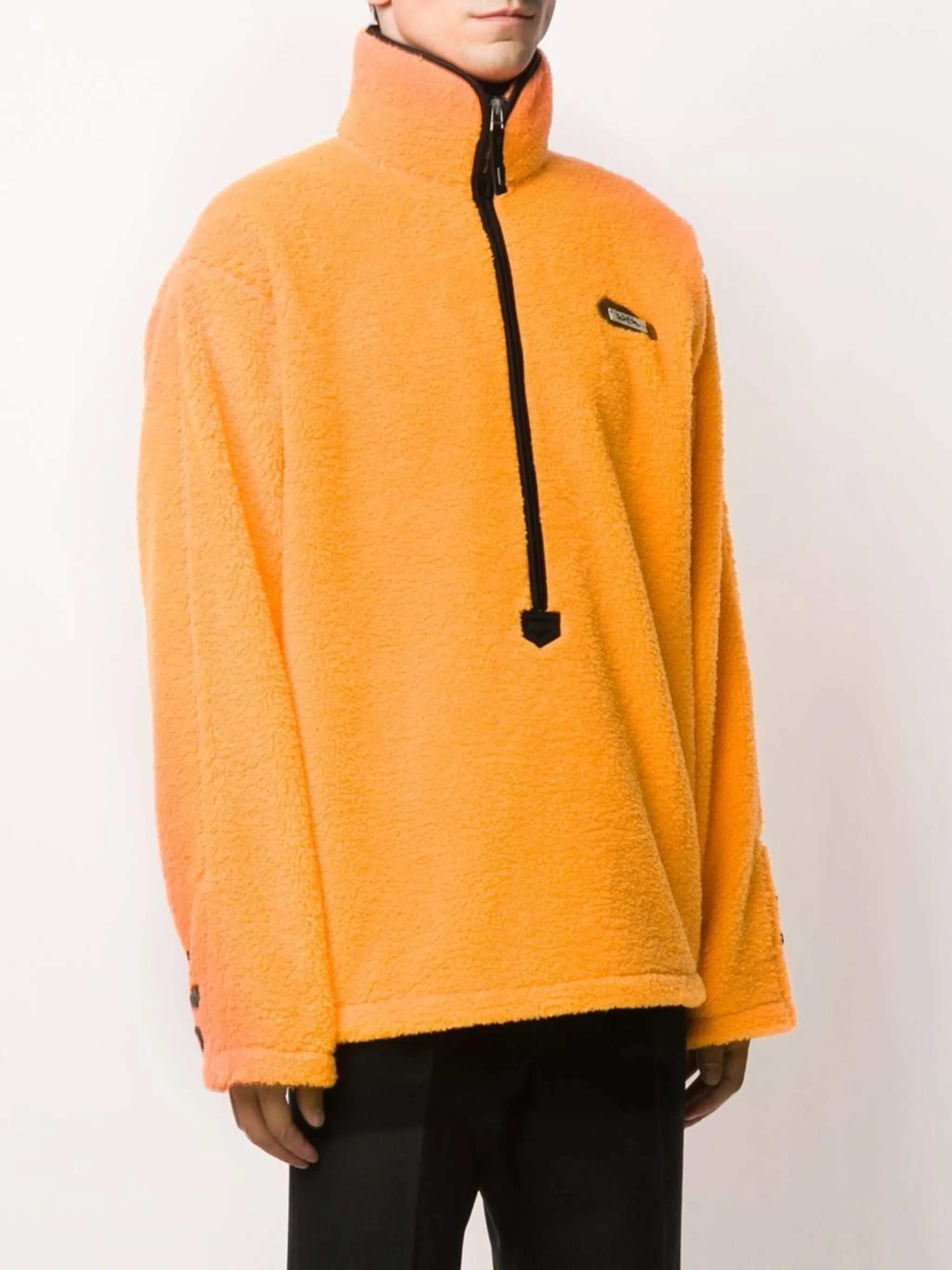 ADER sold ERROR COLOUR BLOCK HALF ZIP FLEECE SIZE A1