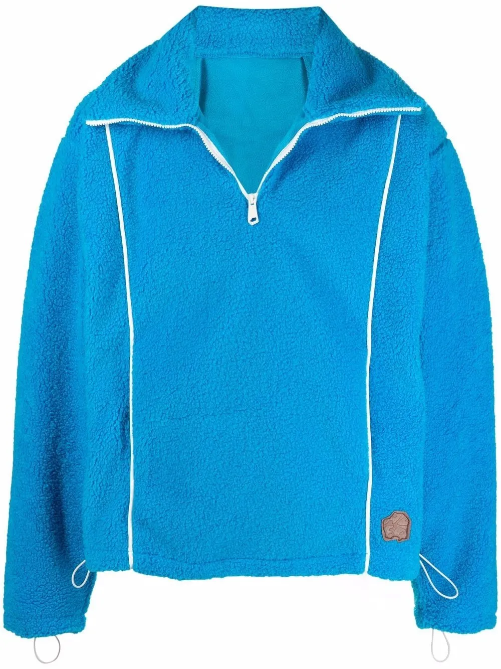 Piped on sale fleece jacket