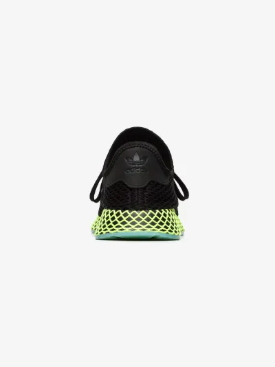 adidas deerupt black and green