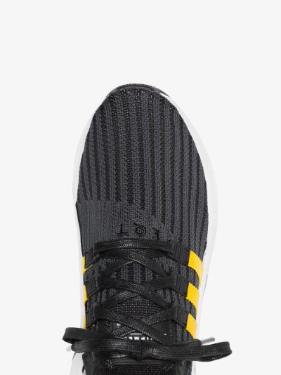 adidas black and yellow shoes