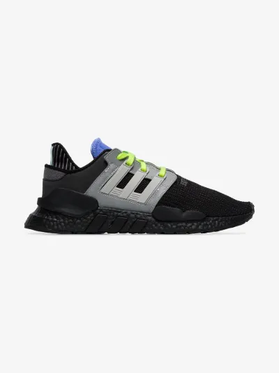 adidas black EQT Support 9118 knitted low top sneakers | Browns adidas black EQT Support 9118 knitted low top sneakers | Browns