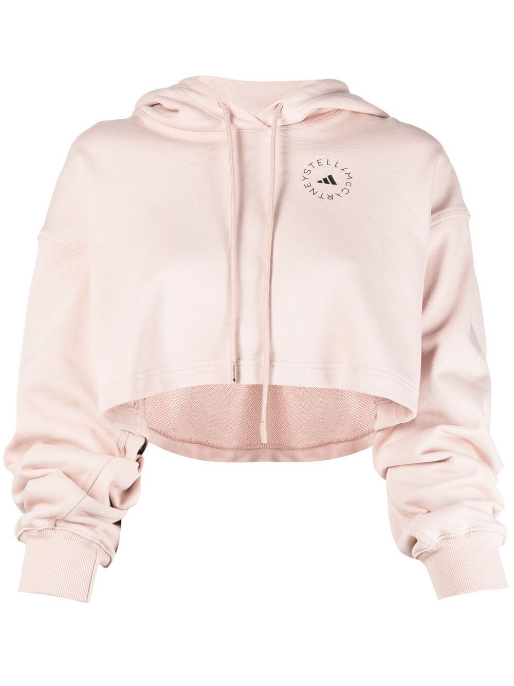 Logo Print Cropped Hoodie Adidas By Stella Mccartney Eraldo Com