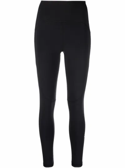 logo-print yoga leggings | adidas by 