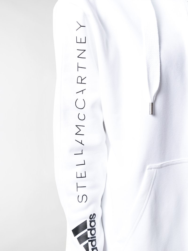 Adidas By Stella Mccartney Oversized Track Jacket White Modes