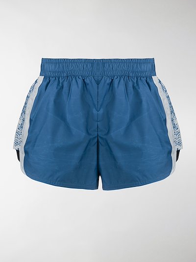 Adidas By Stella Mccartney Panel Shorts Blue Modes
