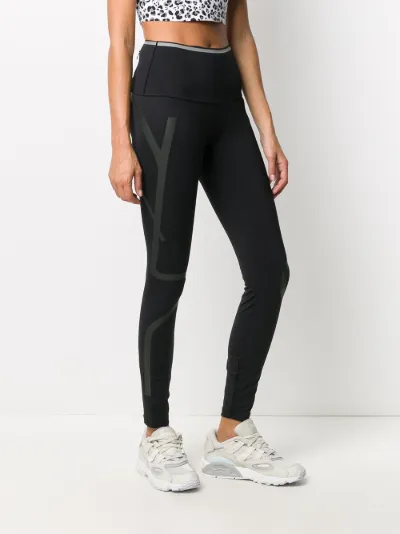adidas logo print leggings