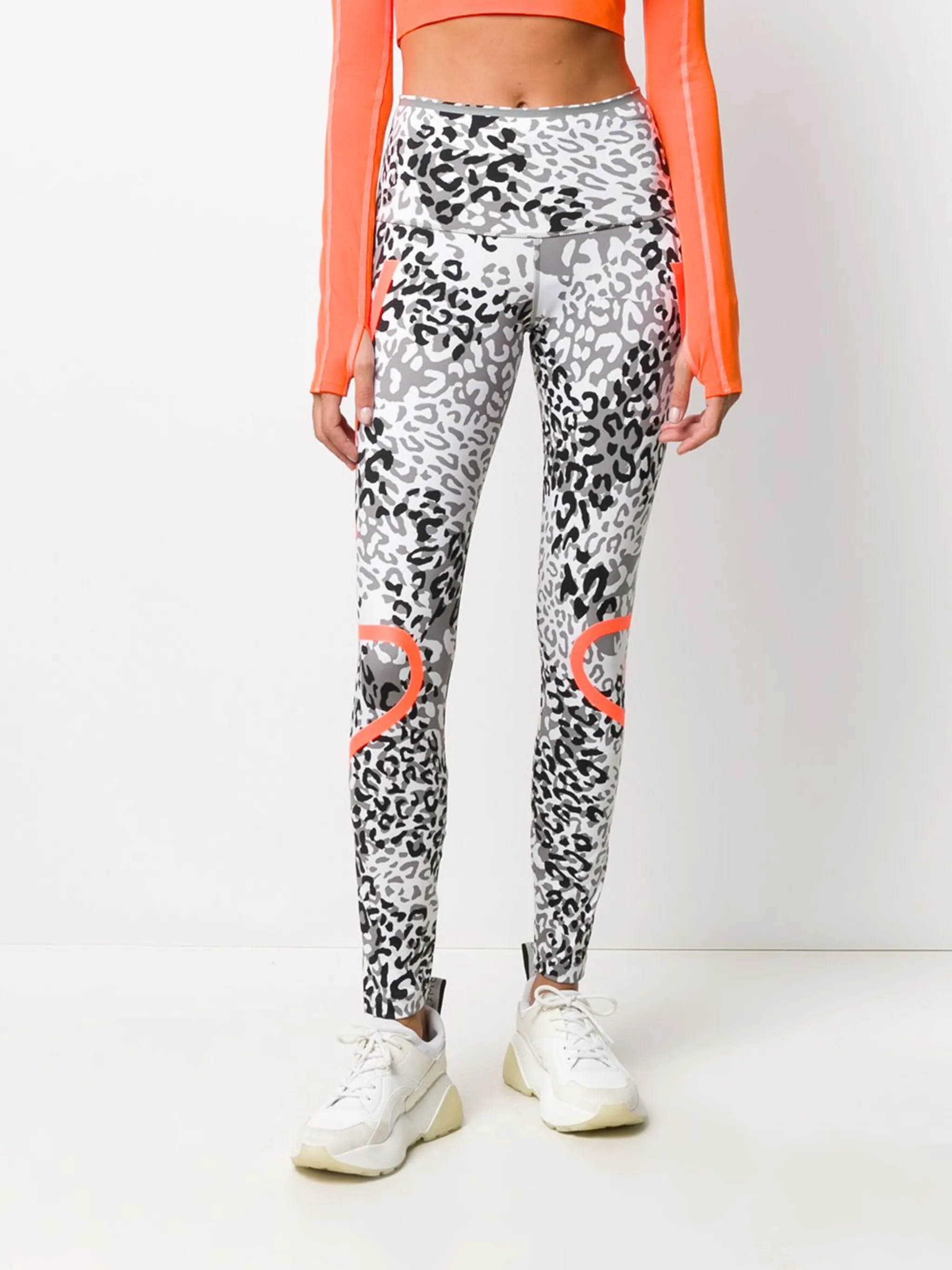 adidas by Stella McCartney striped leopard print leggings Eraldo FR