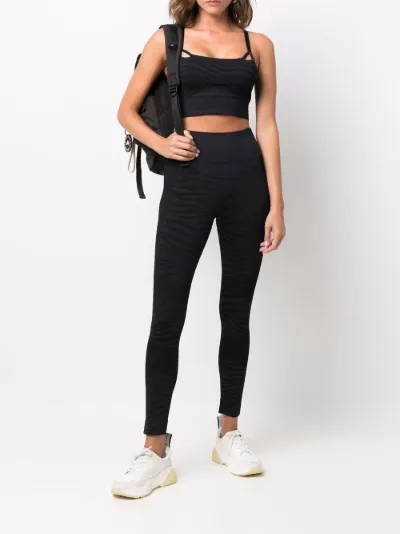 Stella McCartney zebra-print leggings 