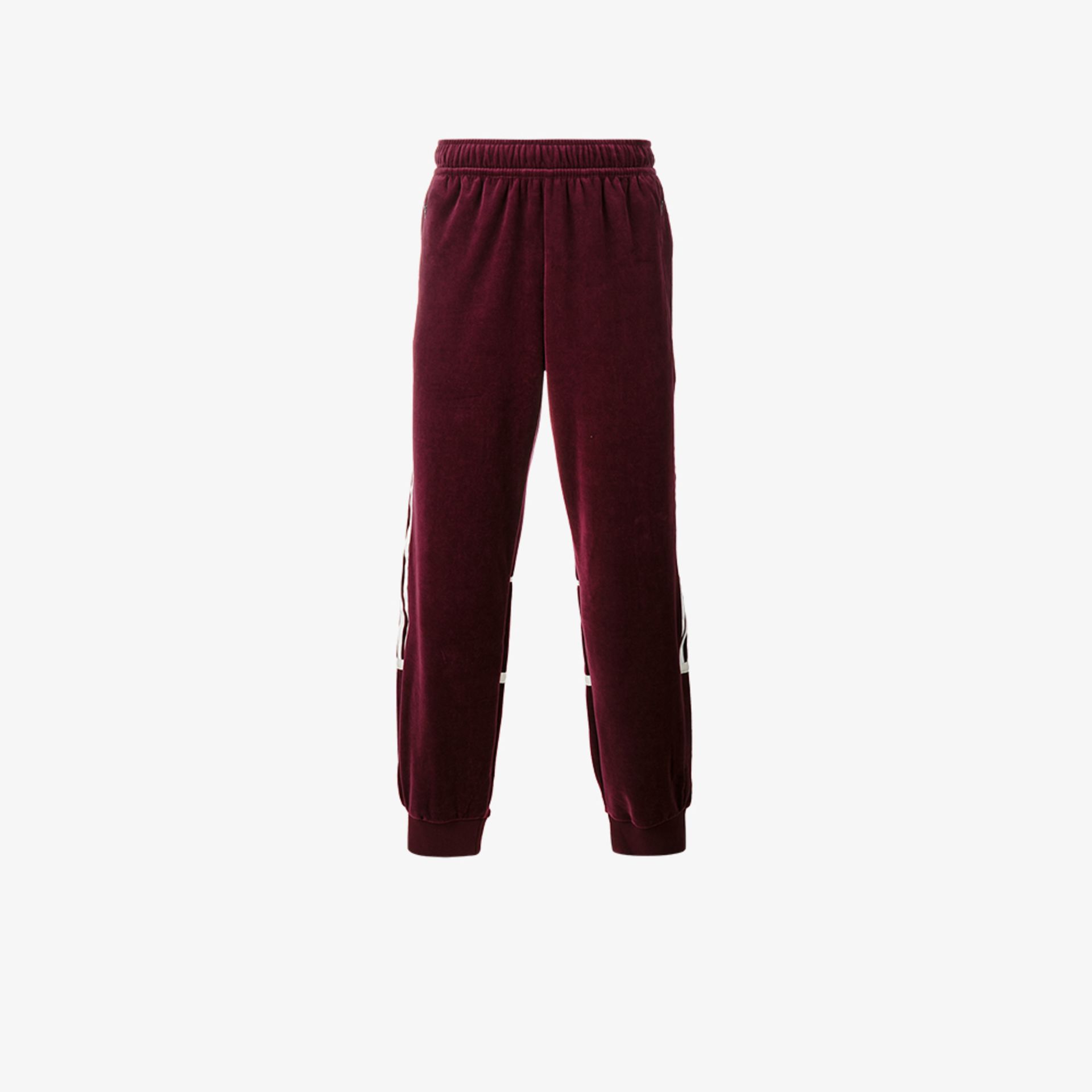 adidas burgundy velvet tracksuit