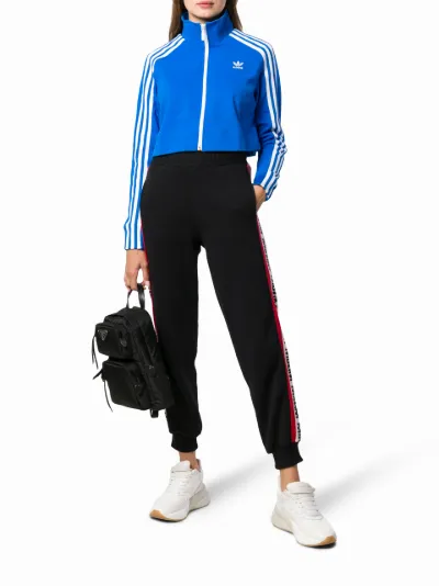 Cropped adidas track jacket best sale