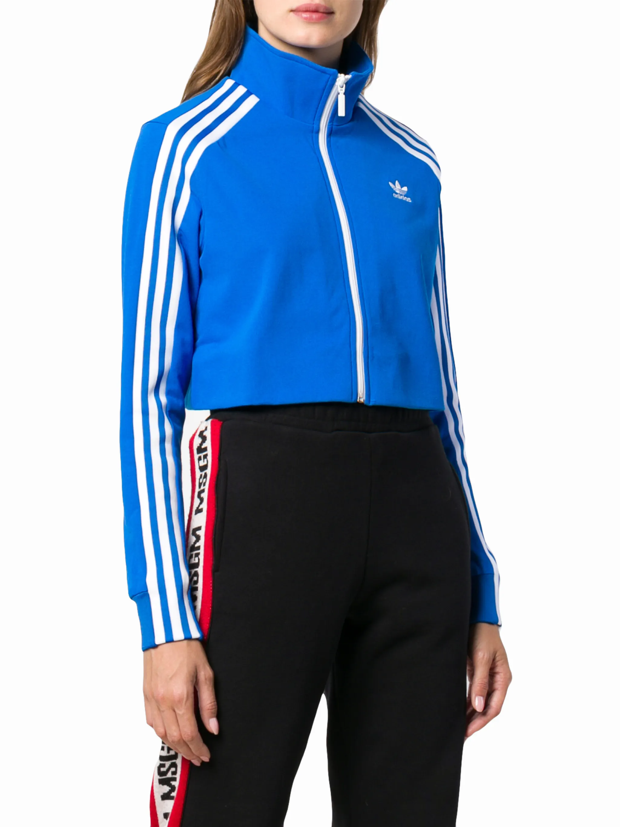 Adidas cropped track jacket online