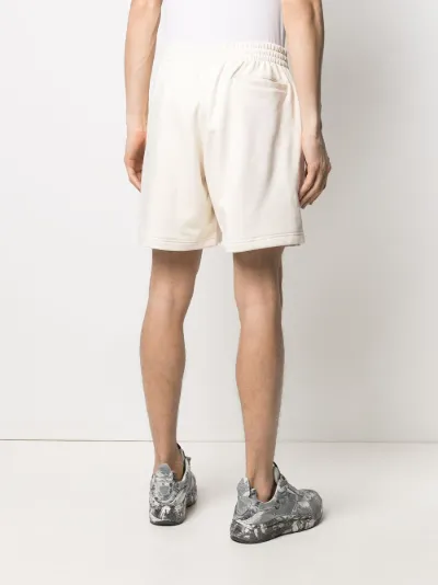 drawstring track shorts