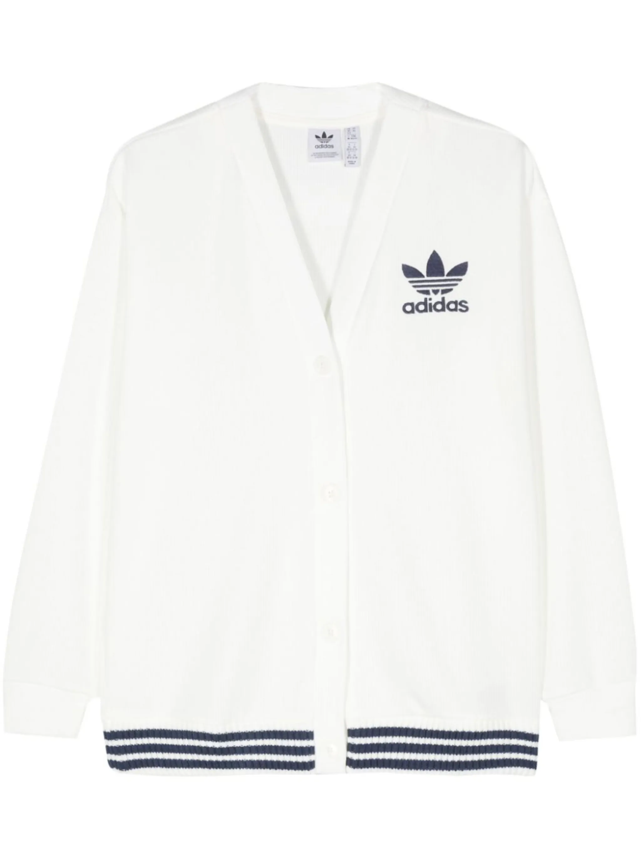 adidas embroidered trefoil logo cardigan Eraldo DE