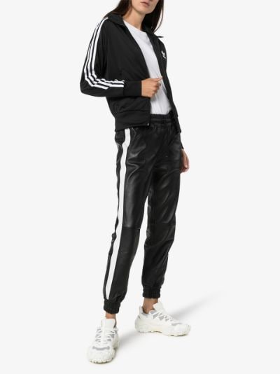 adidas three stripe poly closed hem pants ladies