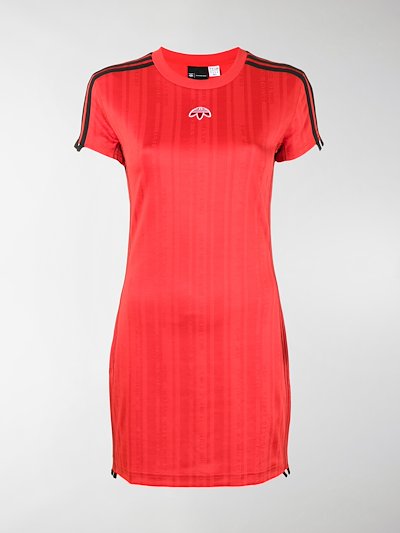 Adidas Originals By Alexander Wang Aw T Shirt Dress Red Modes