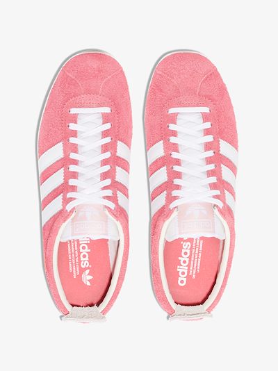 pink suede adidas gazelle