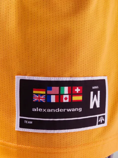 alexander wang orange shirt