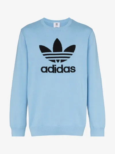 adidas blue jumper