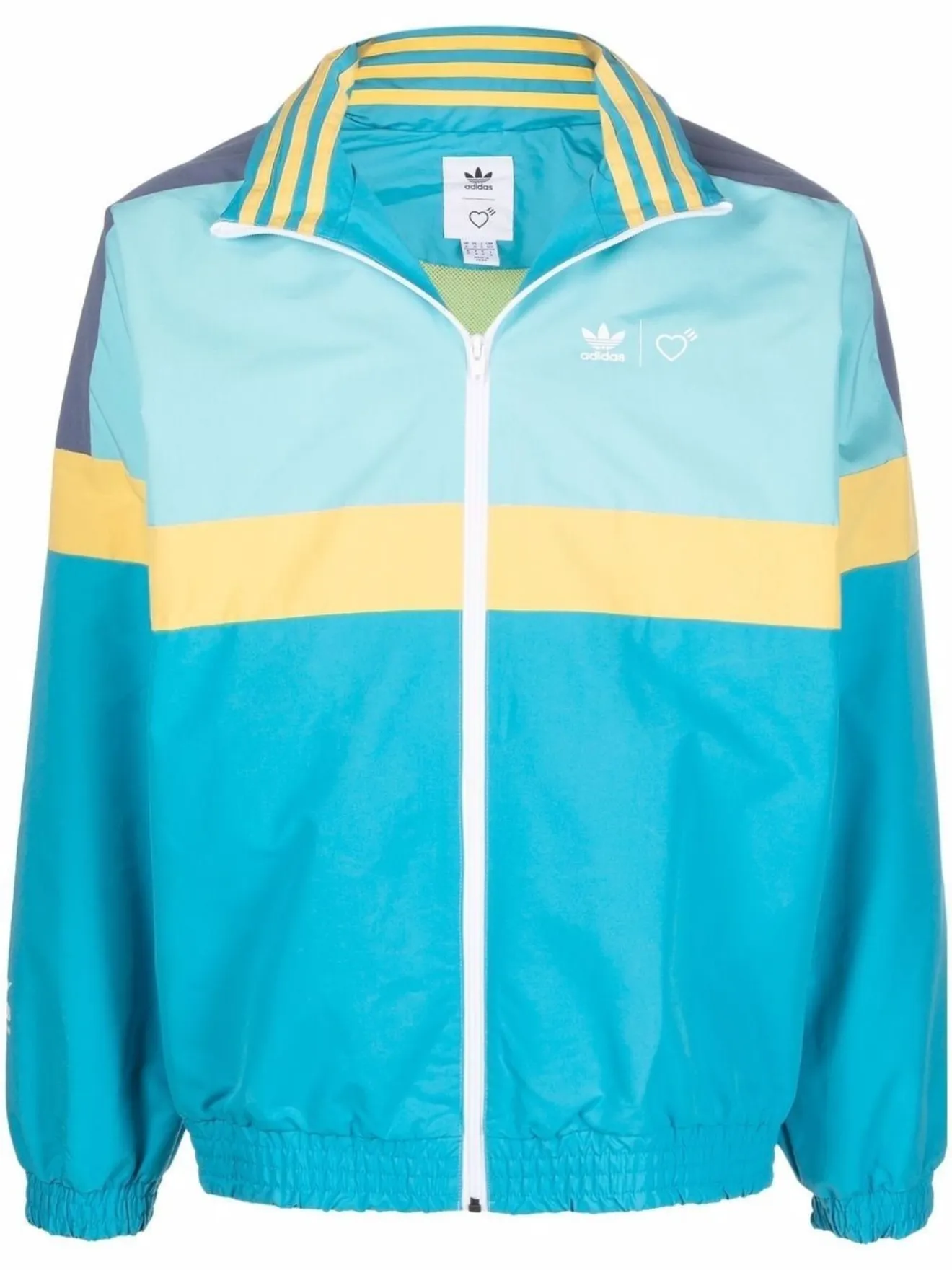 adidas blue yellow jacket