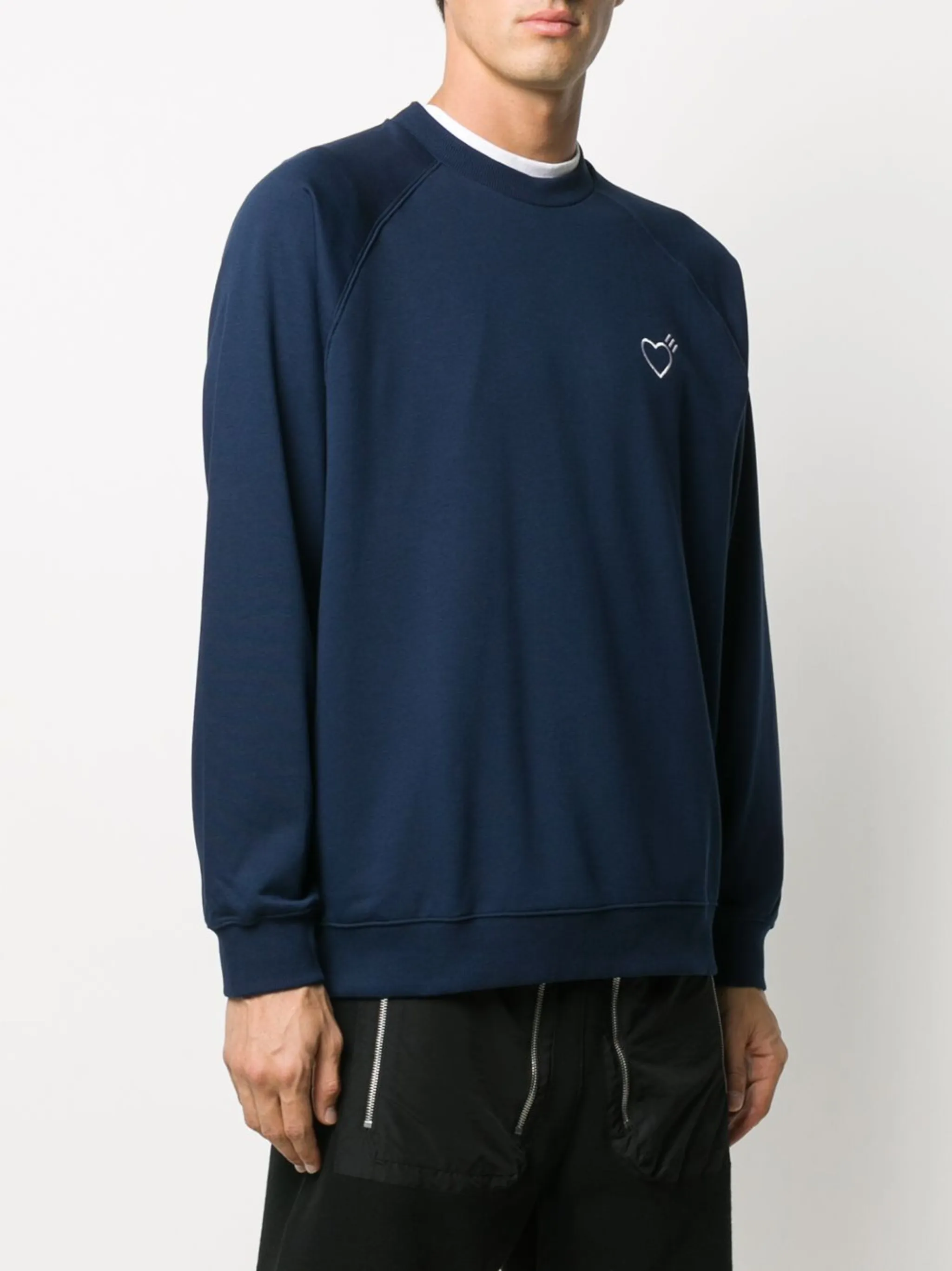 adidas x Human Made heart embroidered sweatshirt Eraldo DE