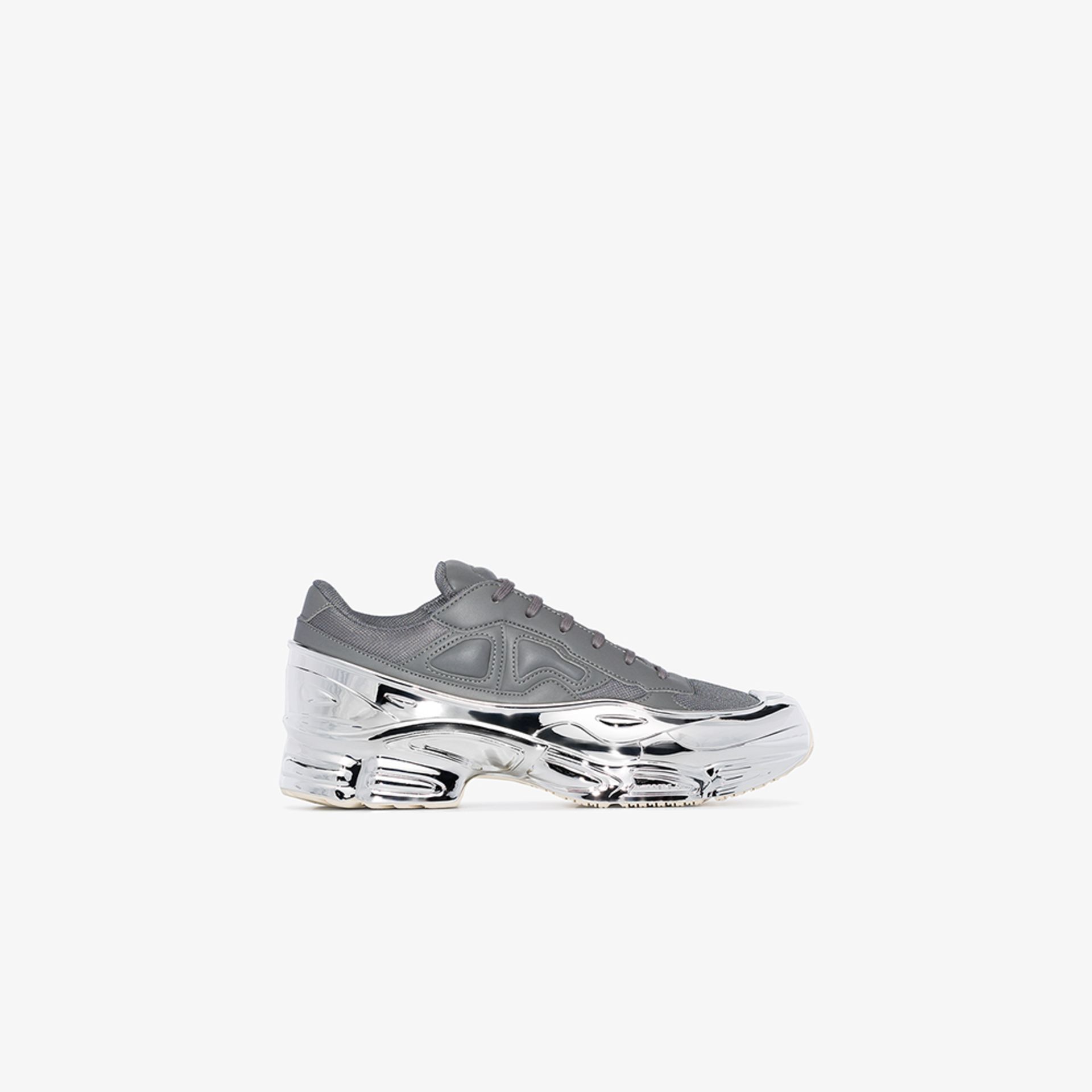 adidas X Raf Simons Grey and Silver Ozweego sneakers | Browns