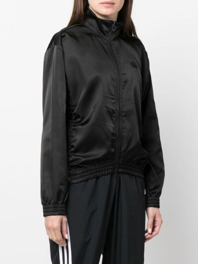 zip-up satin track top | adidas | Eraldo.com