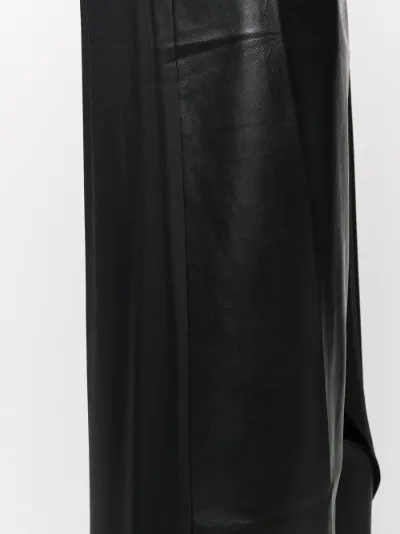 faux leather maxi skirts