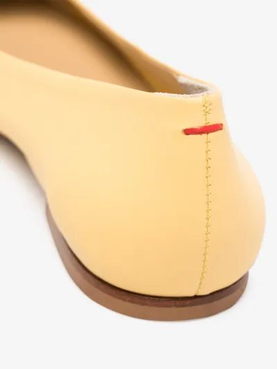 yellow dress flats