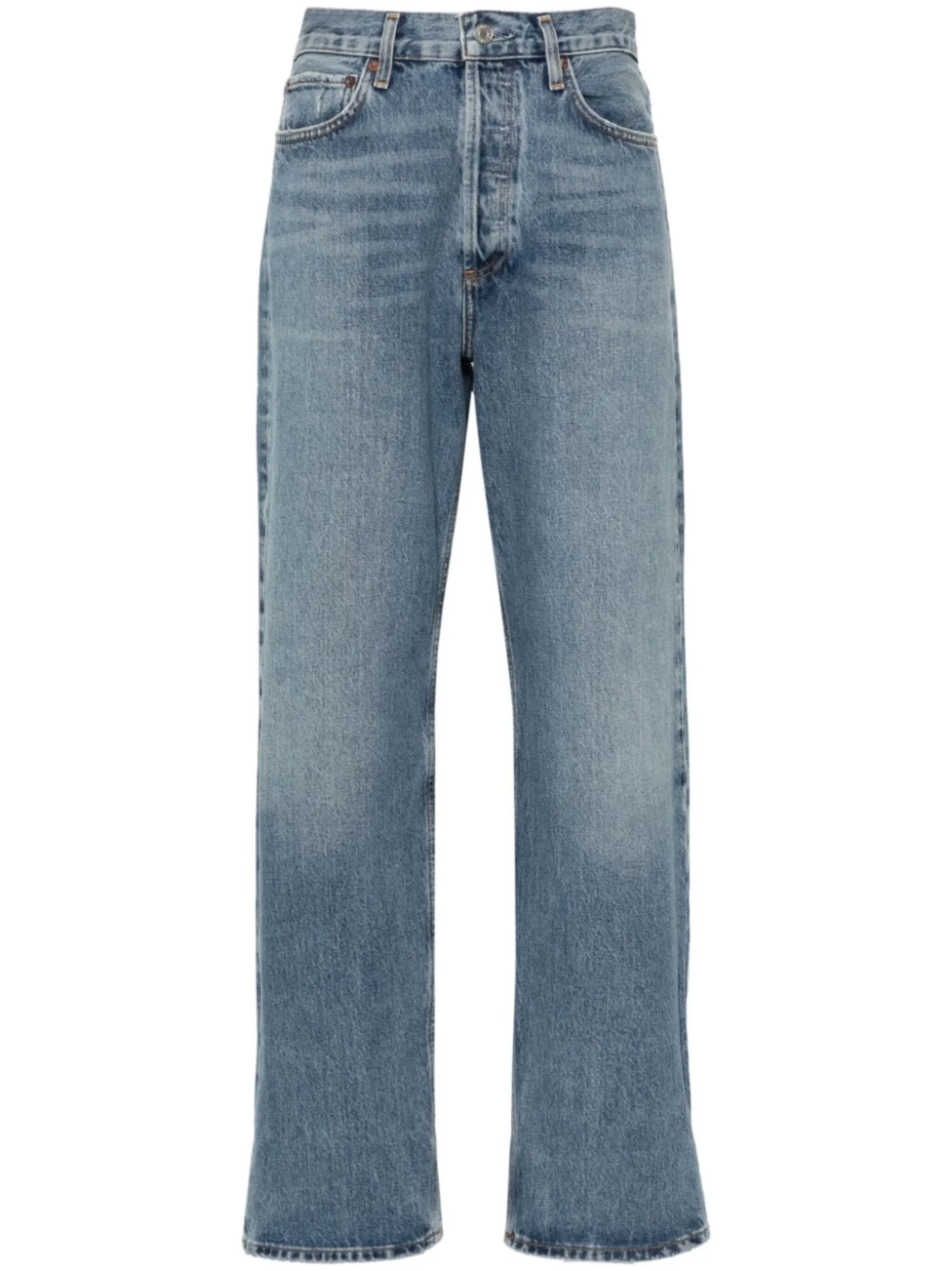 AGOLDE Fran mid-rise straight-leg jeans | Eraldo.com US