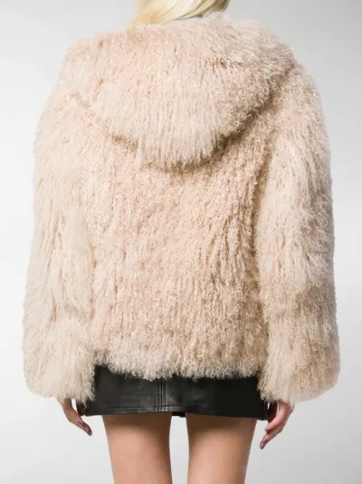 fluffy oversized jacket