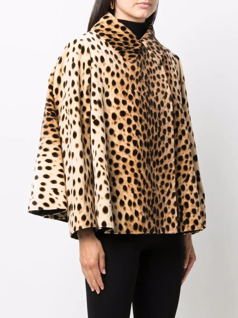 alaia leopard coat