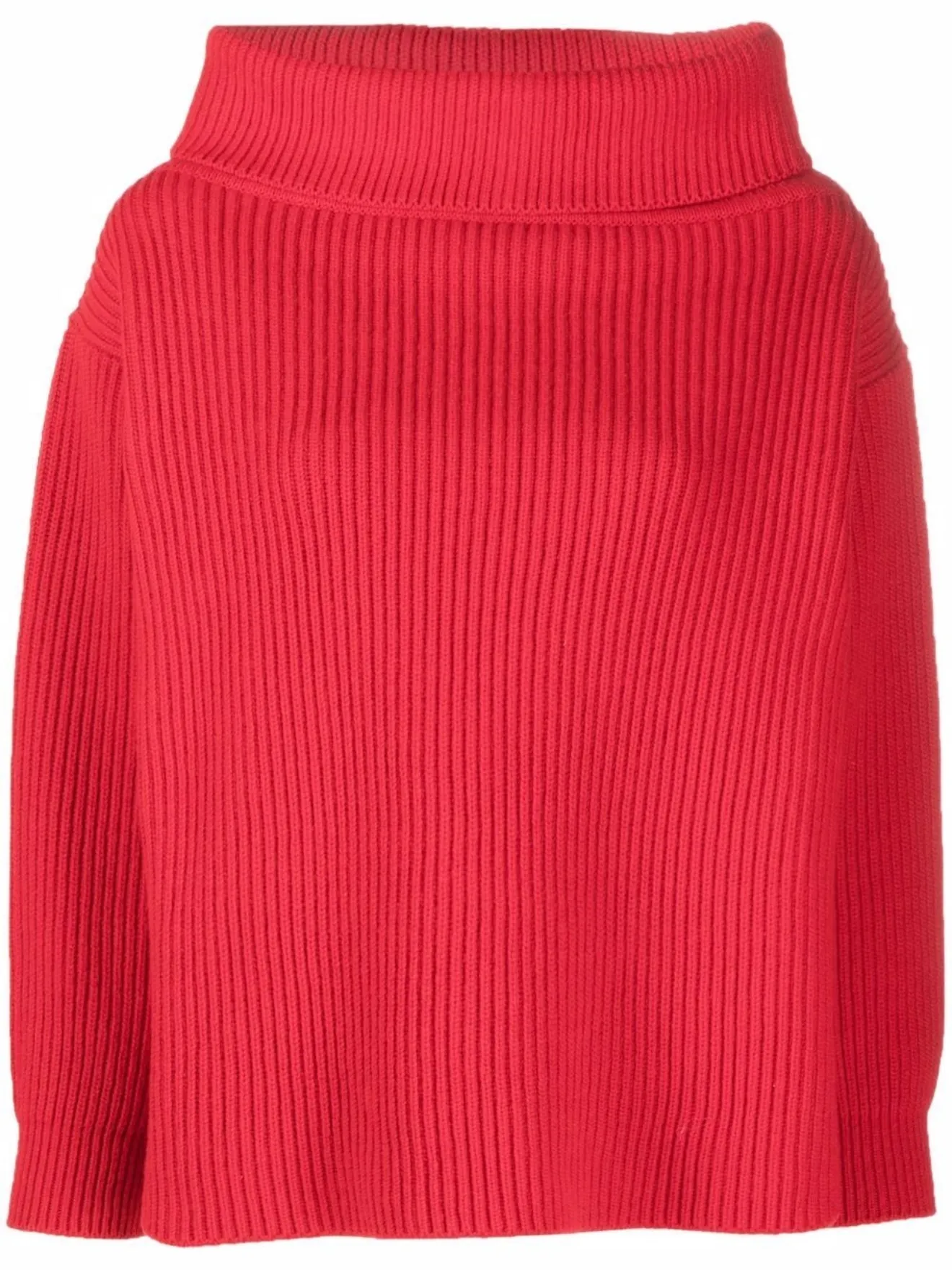 knitted red jumper