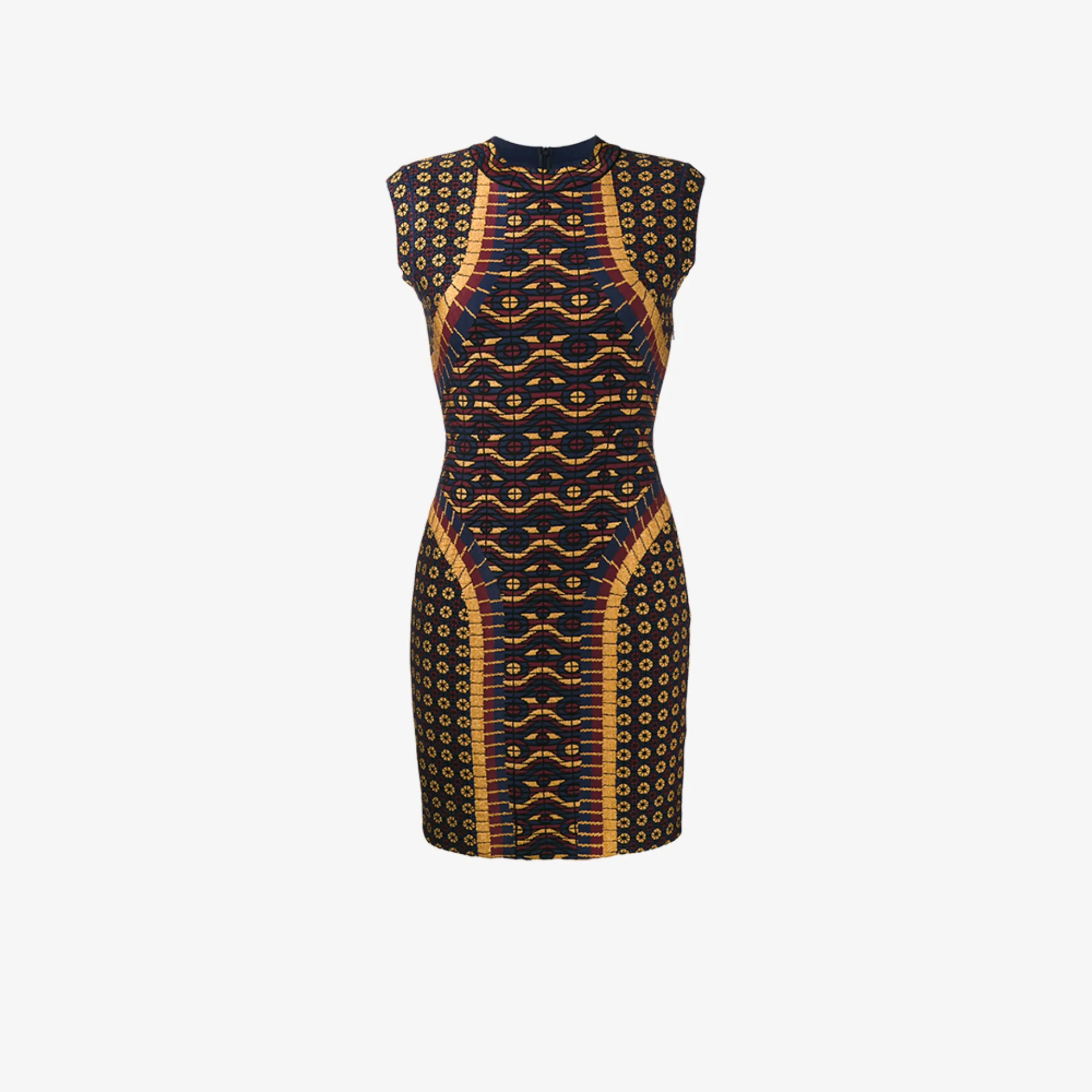 patterned bodycon dress