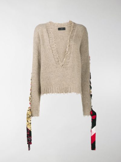 lace up jumper