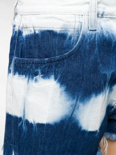 tie dye blue jeans