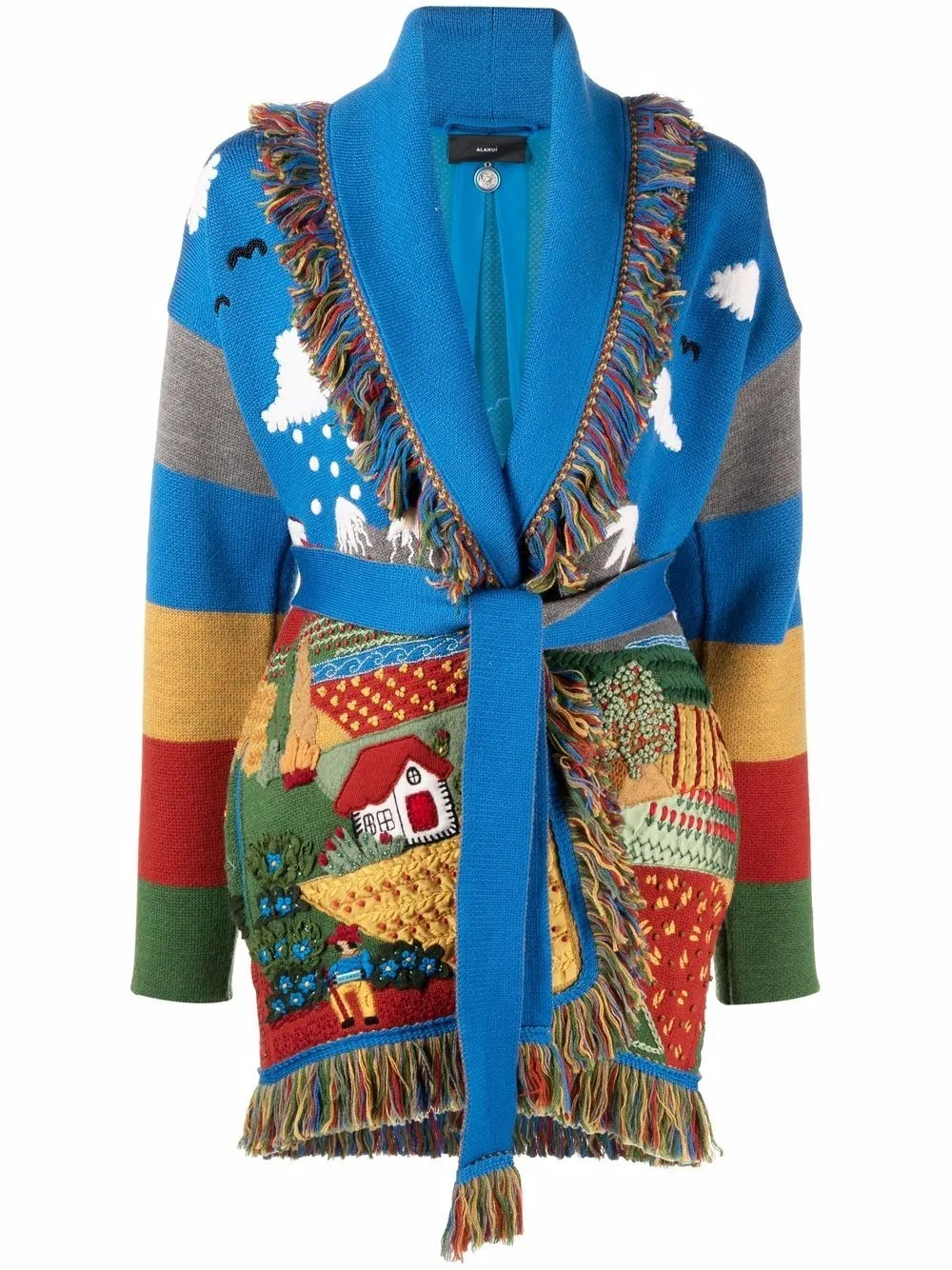 native american pattern cardigan
