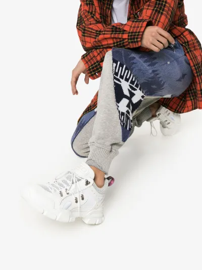 patterned track pants