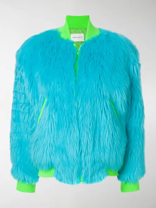 Alberta Ferretti - Bomber in finta pelliccia
