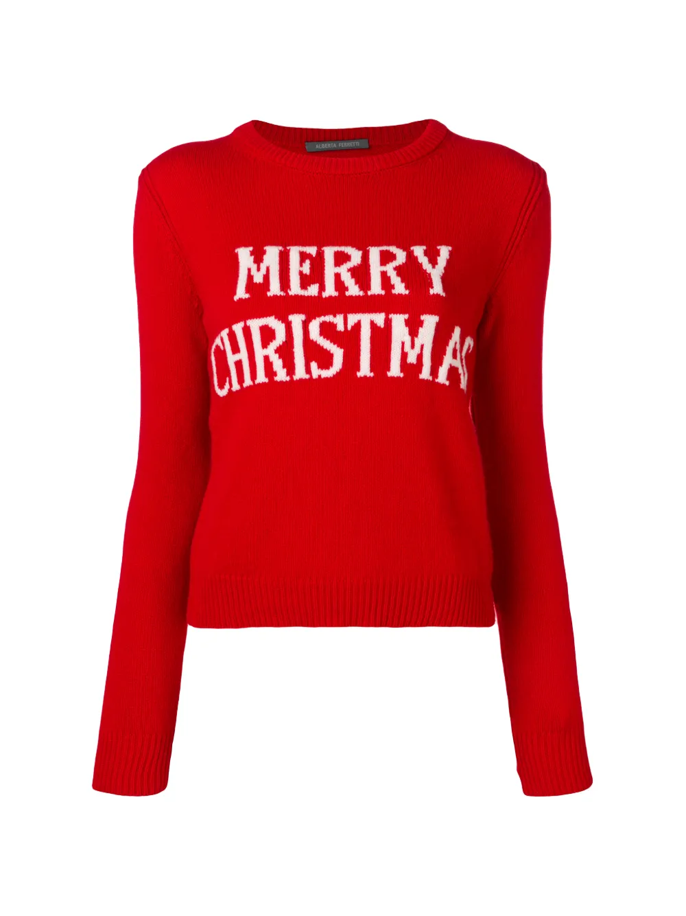 Alberta Ferretti Merry Christmas knit sweater Eraldo HR