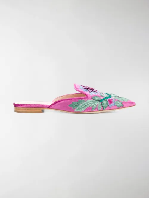 Alberta Ferretti - Mules Mia ricamate