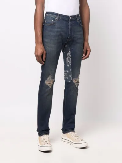 Bandana ripped jeans cheap