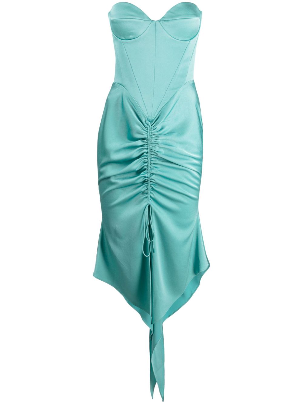 Carter asymmetric satin corset dress | Alex Perry | Eraldo.com PH