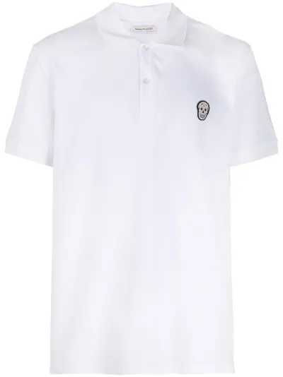 Alexander McQueen appliqued polo shirt 