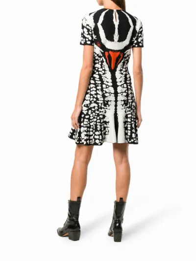 Alexander McQueen Beetle Jacquard mini dress Eraldo US