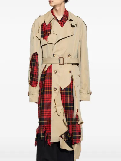 Alexander McQueen belted double breasted trench coat