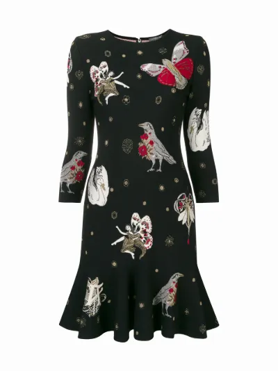 bird and fairy intarsia dress Alexander McQueen Eraldo US