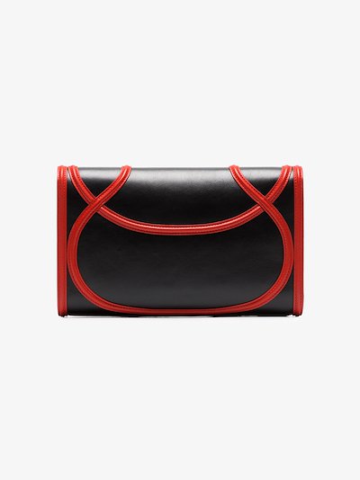 alexander mcqueen red clutch