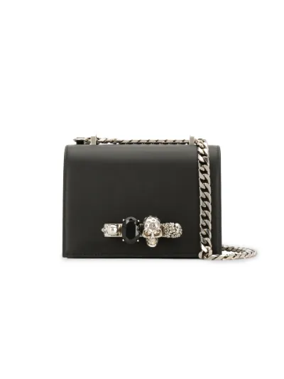 alexander mcqueen small jewelled satchel