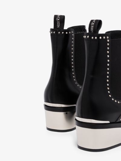 alex black stud chelsea boots