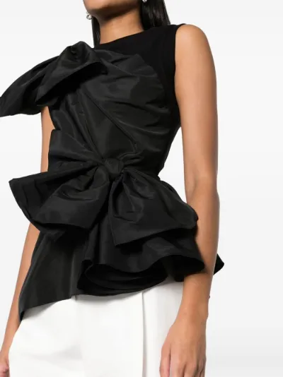 Alexander McQueen bow detail sleeveless blouse Eraldo LT